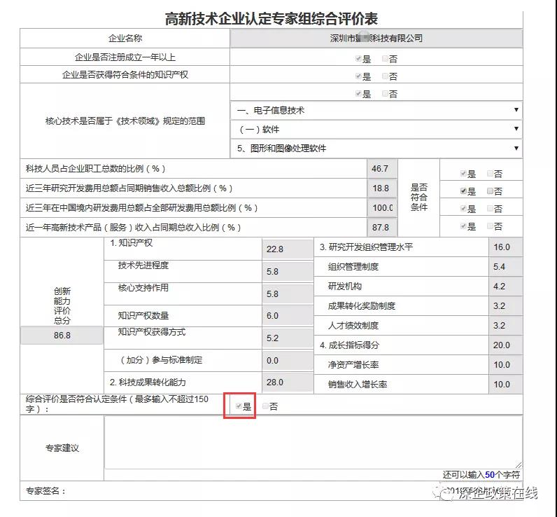 深圳市2019年第二批国家高新技术企业认定结果及评分可查询